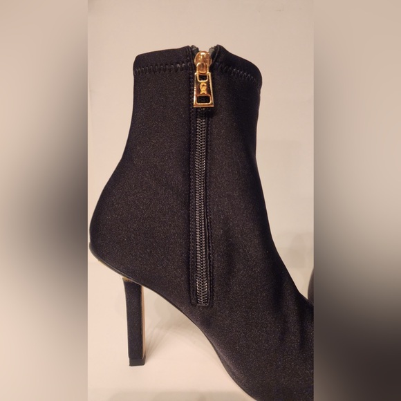 Good American Ankle Shine Neoprene Black Size 9 & 8 & 8.5 - Picture 6 of 11